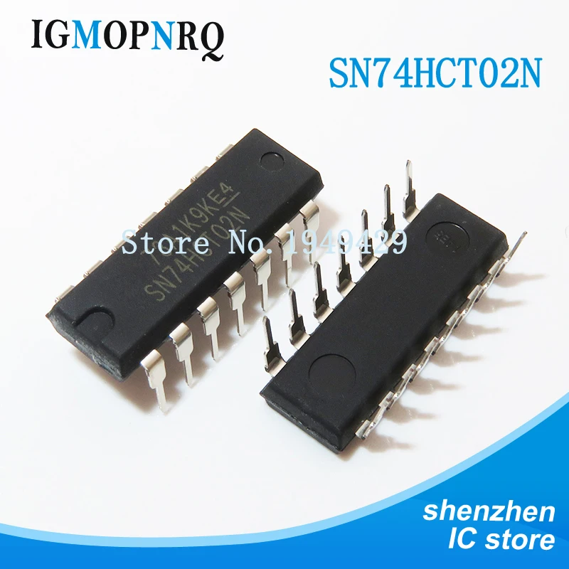 10 шт. SN74HCT02N DIP-16 SN74HCT02 DIP 74HCT02 74HCT02N DIP16 Новинка | Электронные компоненты и