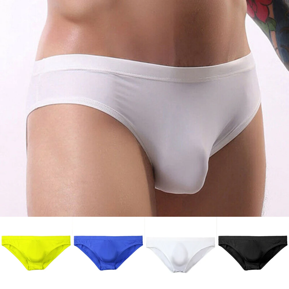 

Men's Underwear T-Back G-String Briefs Sexy Breathable Tangas Thong Lingerie Seamless Underwear U Convex Boxer Briefs