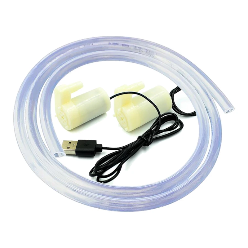 Бесшумный мини-микро-двигатель для водяного насоса постоянного тока 3-5 в 70-120 л/ч