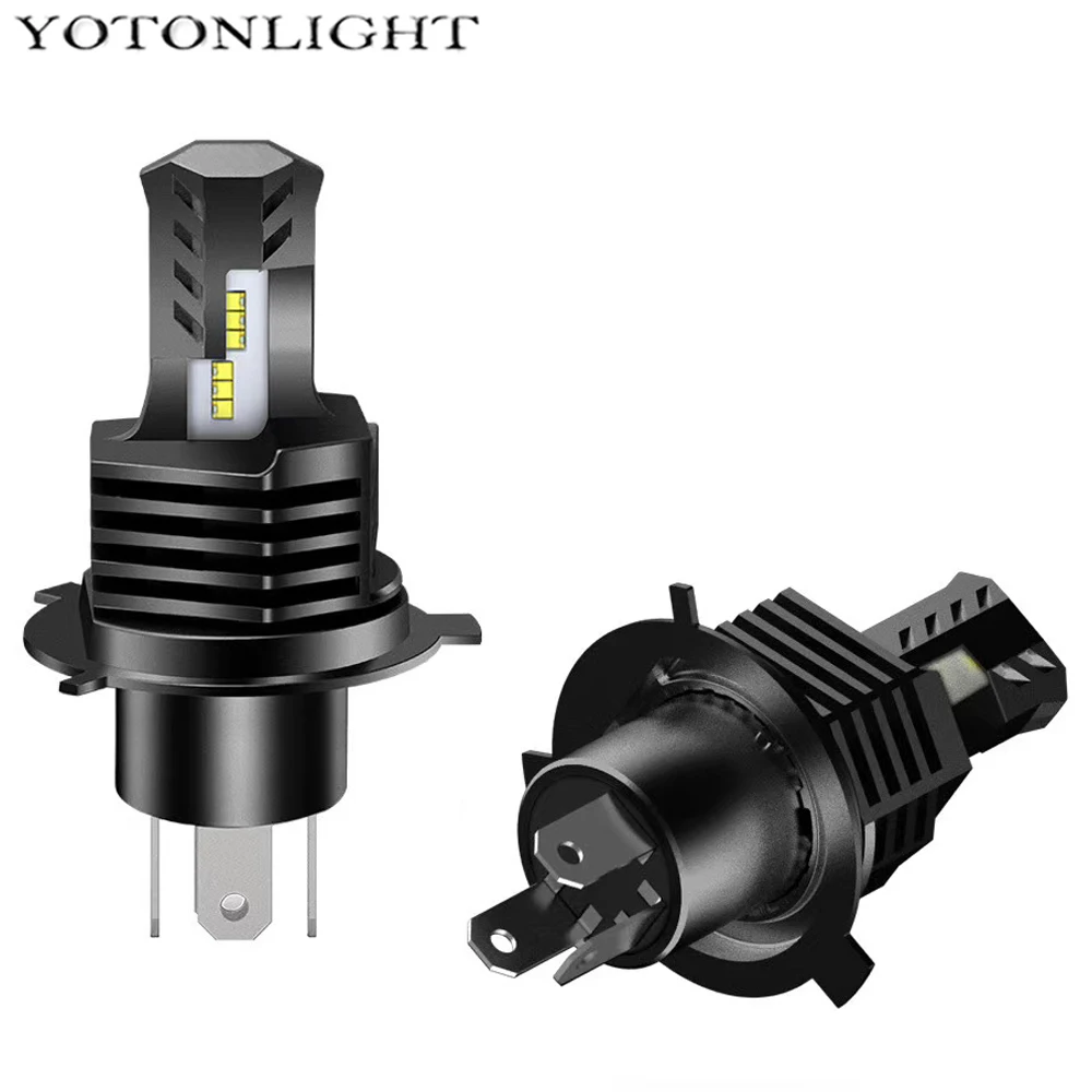 YOTONLIGHT Супер Светодиодная лампа H4 55 Вт 15000лм светодиодные фары лампада Led h4 Hb2