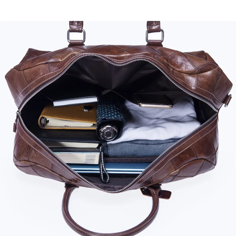 Мужская Дорожная сумка WESTAL из натуральной кожи деловая | Багаж и сумки