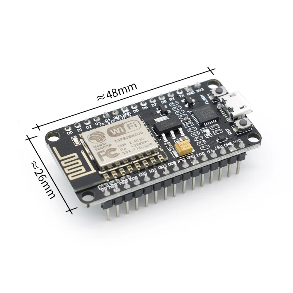 50 шт. CH340/CP2102 беспроводной модуль NodeMcu V2 Lua wifi Nodemcu wifi сетевая плата развития на основе ESP8266 ESP-12E