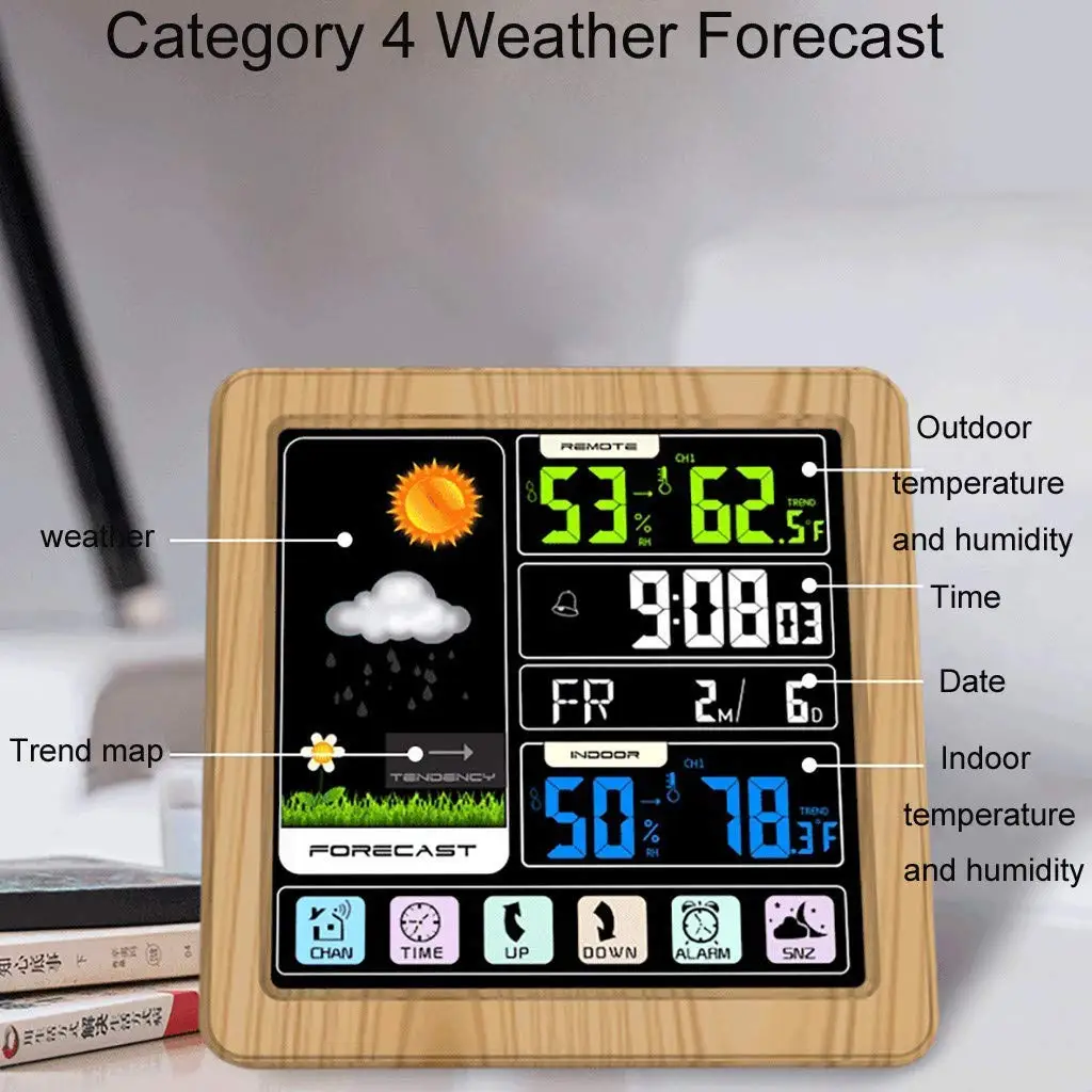 Оригинальные беспроводные Часы с сенсорным экраном многофункциональные часы