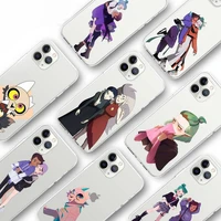 the owl house phone case transparent for iphone 13 11 12 samsung s 9 10 20 pro x xs max xr plus lite clear mobile bag anime luz