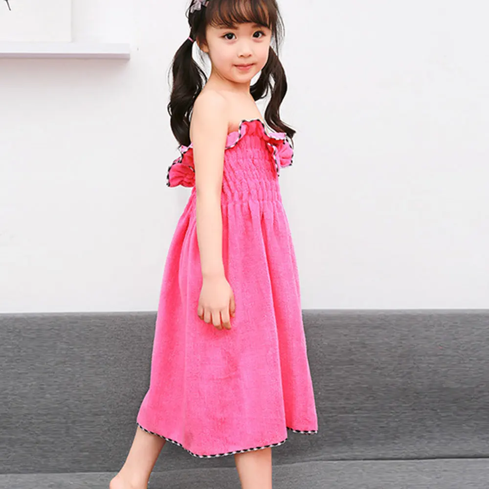 Впитывающее полотенце для девочек сексуальная фланелевая ночная рубашка юбка