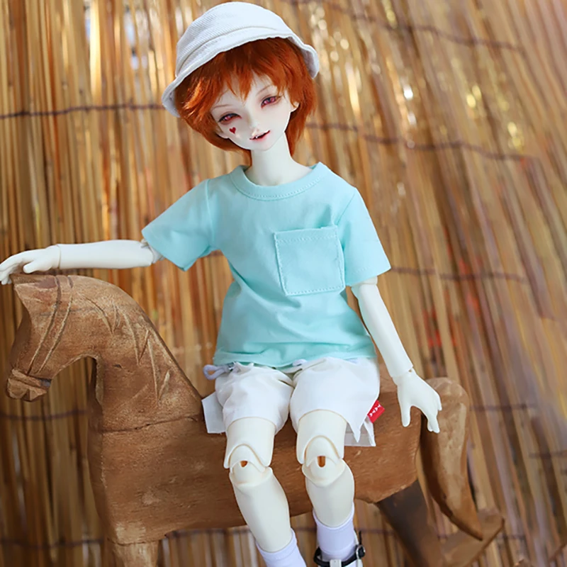 

Детская Одежда BJD подходит для размеров 1/3/дяди. Футболка с коротким рукавом и карманом