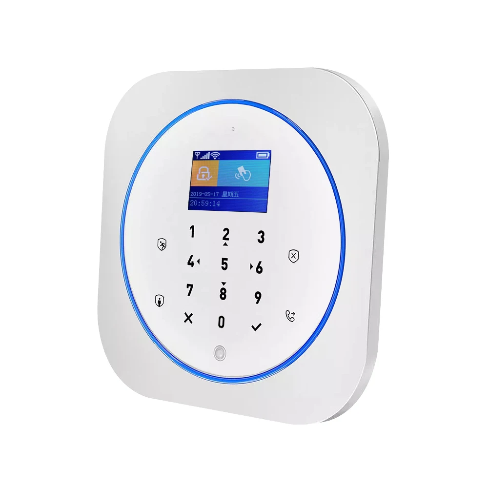 Yobang безопасности wifi Tuya умная GSM домашняя сигнализация комплект беспроводной дом безопасности Русский Французский Испанский Tuya приложение управление Alexa