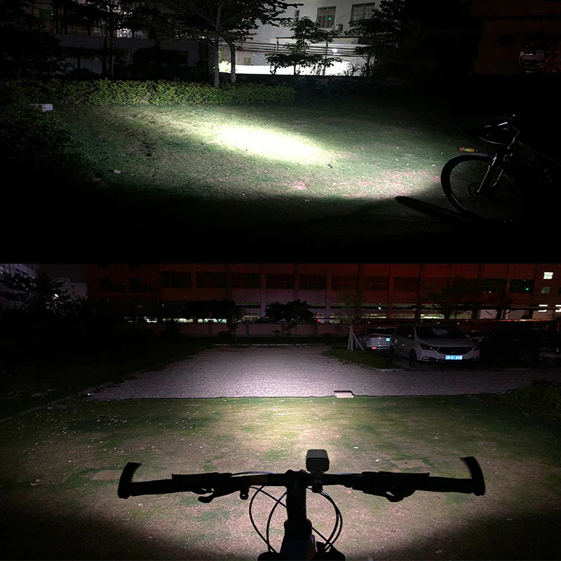 Фонарь JLETOLI велосипедный водонепроницаемый зарядка через USB вращение на 360