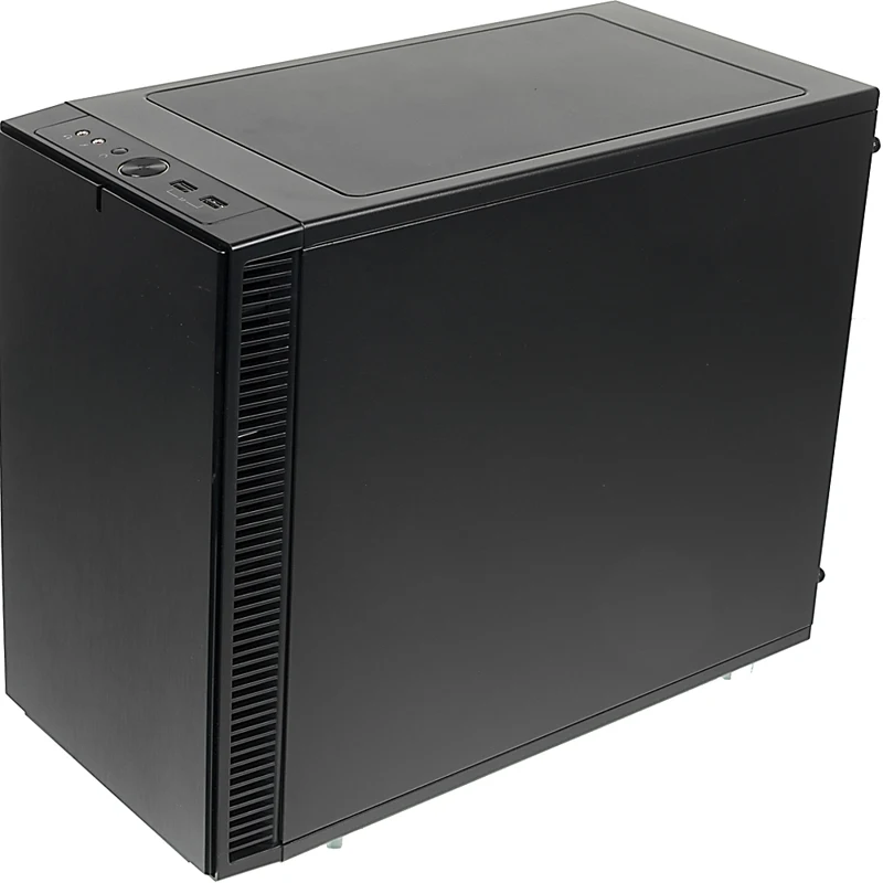 Корпус Fractal Design Define Nano S Window черный без БП miniITX 4x120mm 3x140mm 2xUSB3.0 audio bott | Компьютеры и