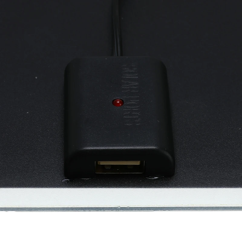 12 В 20 Вт солнечная панель, Водонепроницаемая USB моно солнечная панель с автомобильным зарядным устройством, внешний аккумулятор для батареи, уличный кемпинговый светильник
