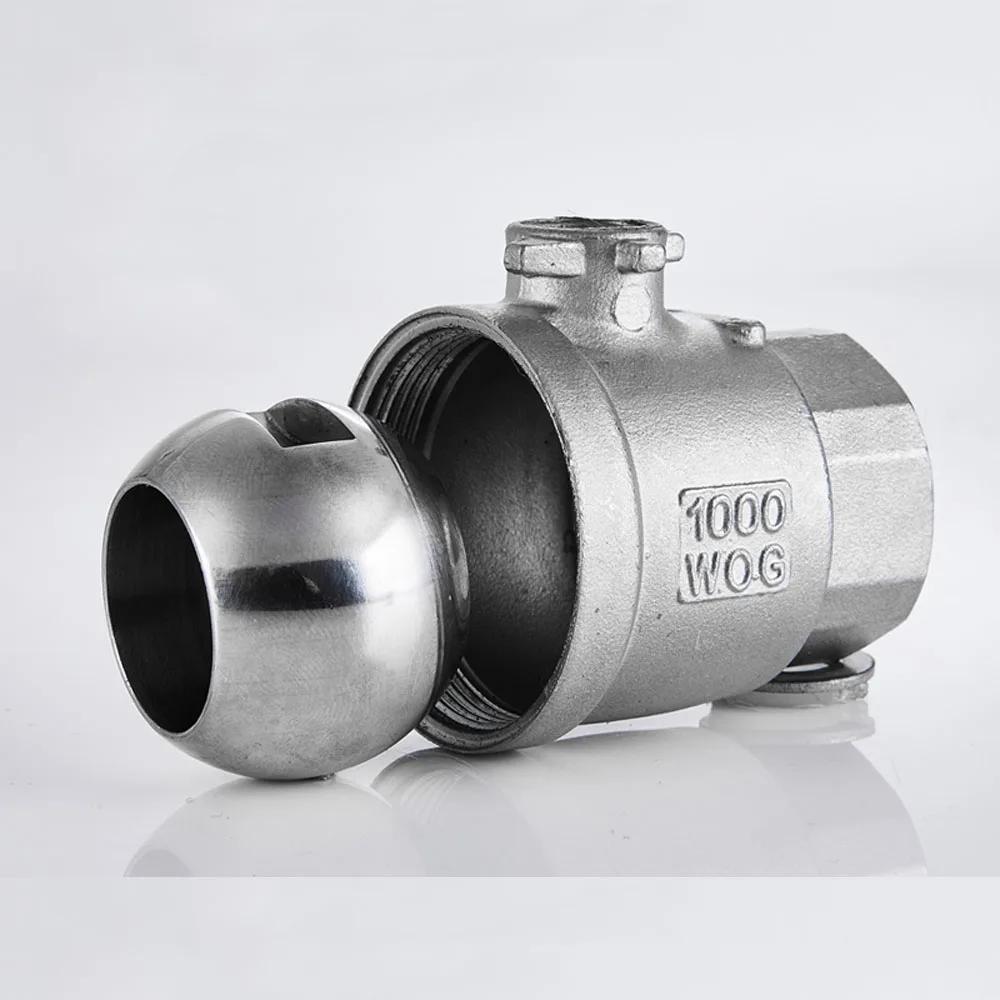 1 шт. шаровой клапан с виниловой ручкой из нержавеющей стали внутренней резьбой |