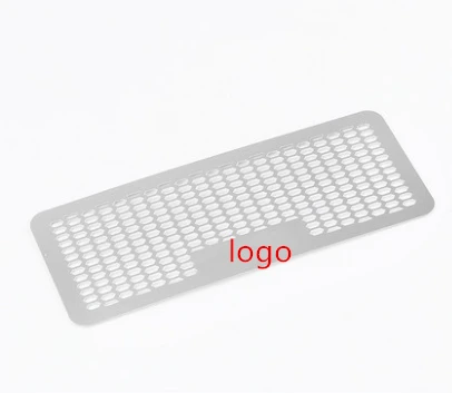 For Lexus ES insect net decoration cover eight generation engine engine air intake protection cover - Color Name: Silver has logo