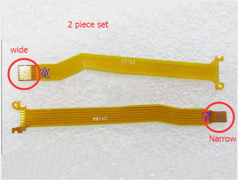 Комплект из 2 предметов новый кабель Flex Aperture для NIKON 24 120 мм 1:3.5 5 6G Repair Part|Шлейфы| |