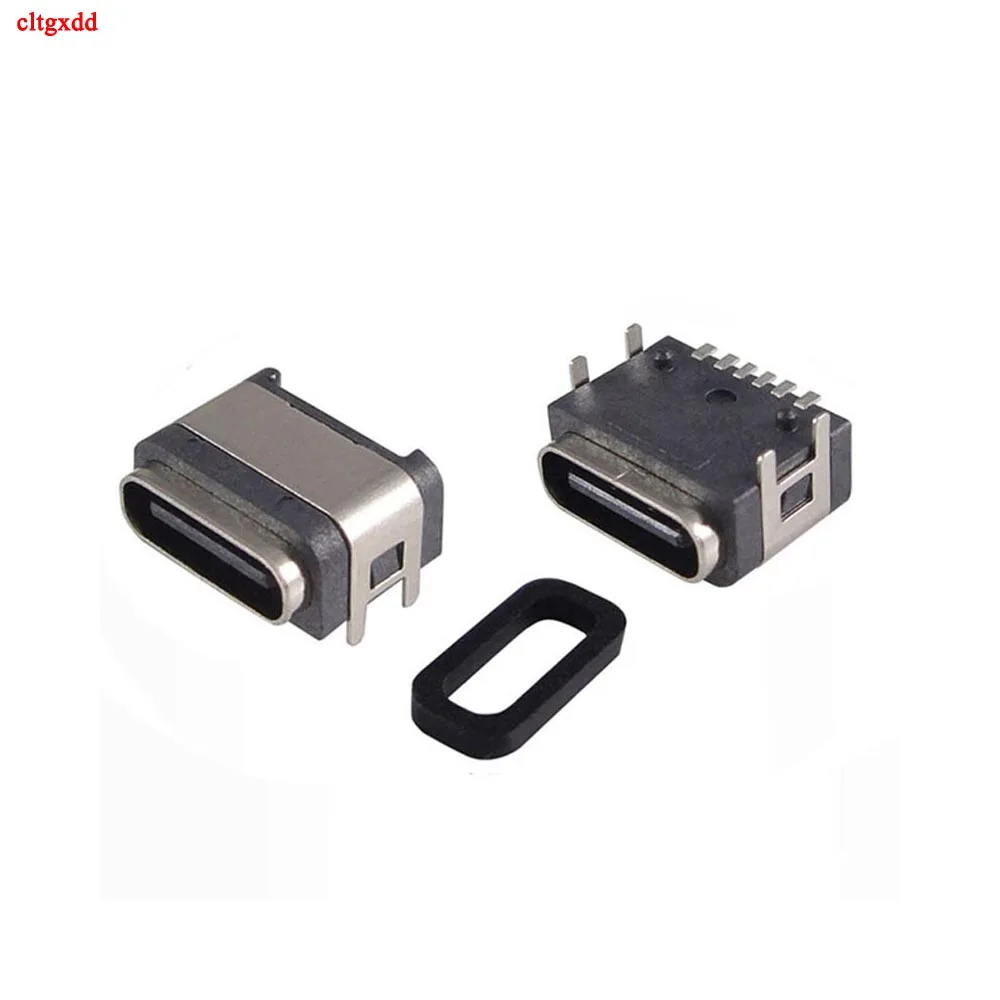1 шт. Тип c 3 USB гнездовой разъем 6P 4 фута Smd Встроенная панель Водонепроницаемый D