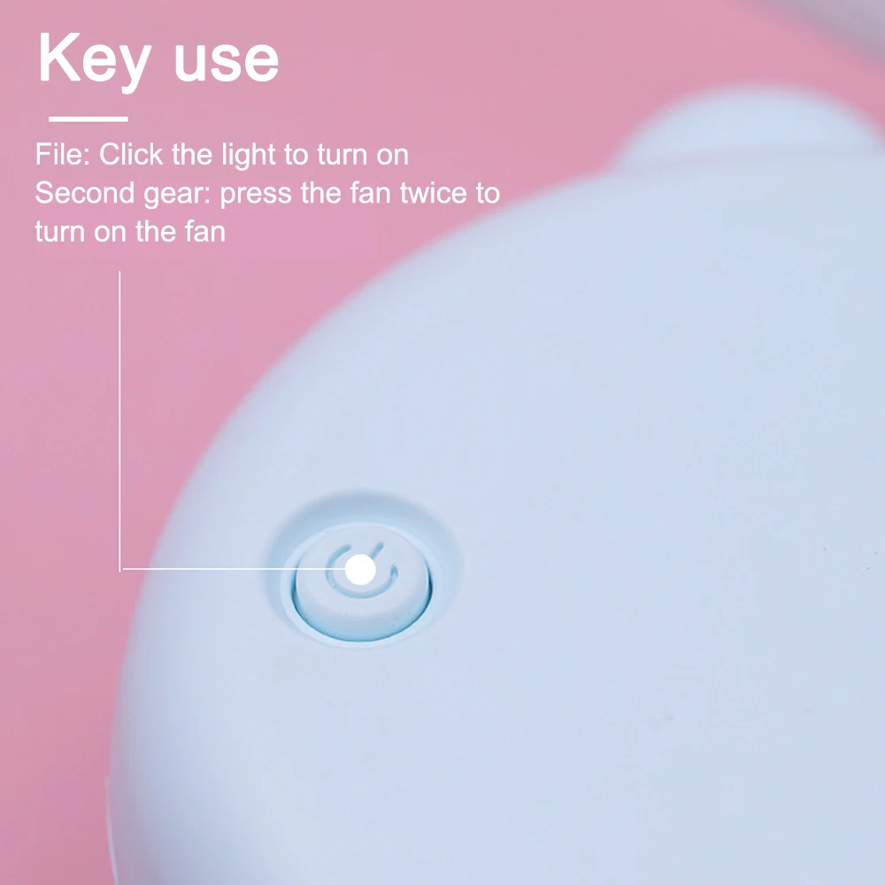 Летний кулер портативный вентилятор ручной USB перезаряжаемый Мини Складной для