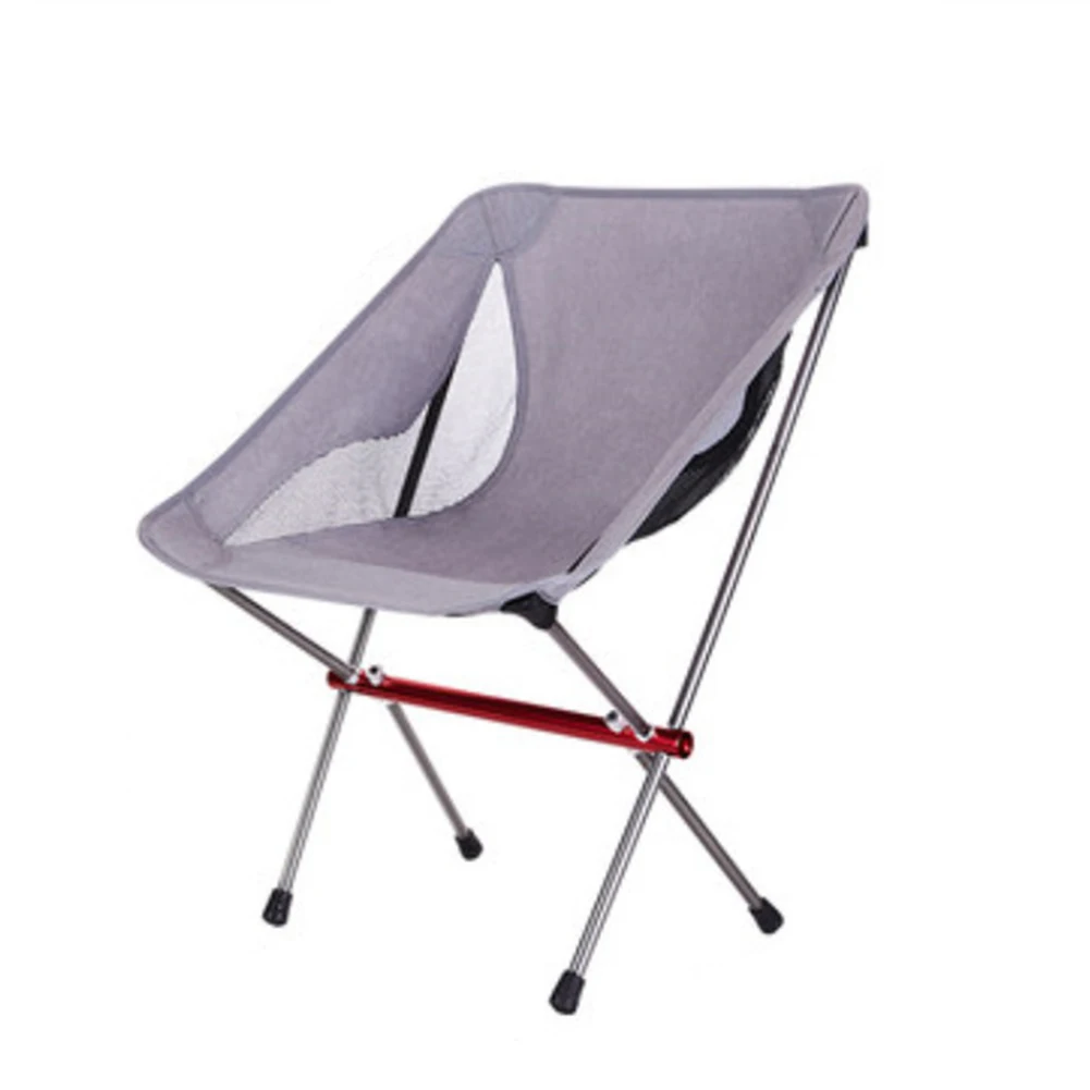 Online Alüminyum Alaşım Katlanır Sandalye Aşınmaya Dayanıklı Taşınabilir Açık Eğlence Kamp Balıkçılık Plaj Arkalığı Sandalye Ev Koltuk