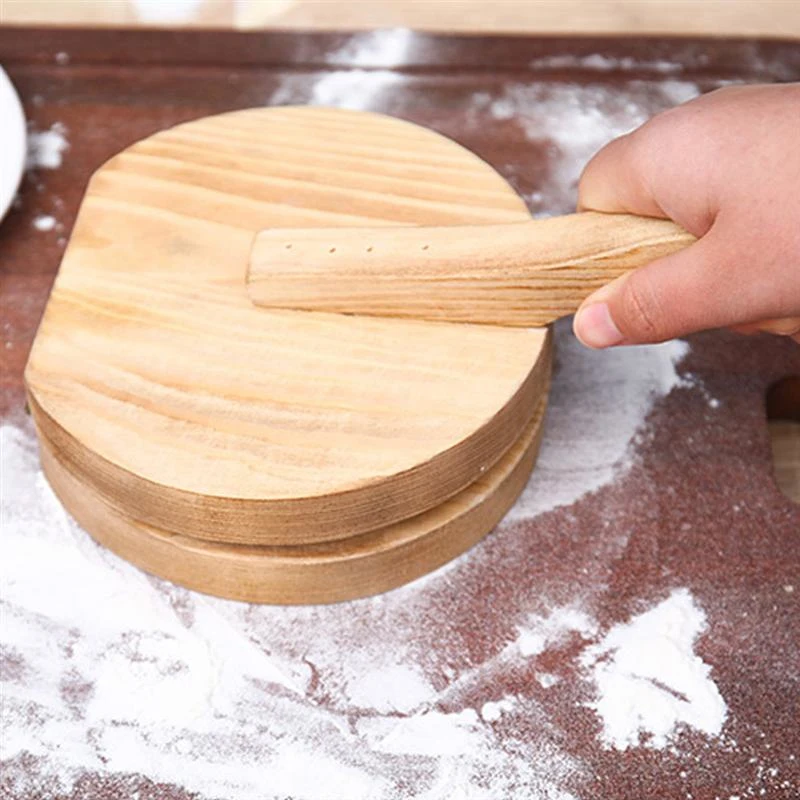 Herramienta de prensado de masa de cocina, prensador de masa, prensa de piel, molde para hornear, 1 pieza-1