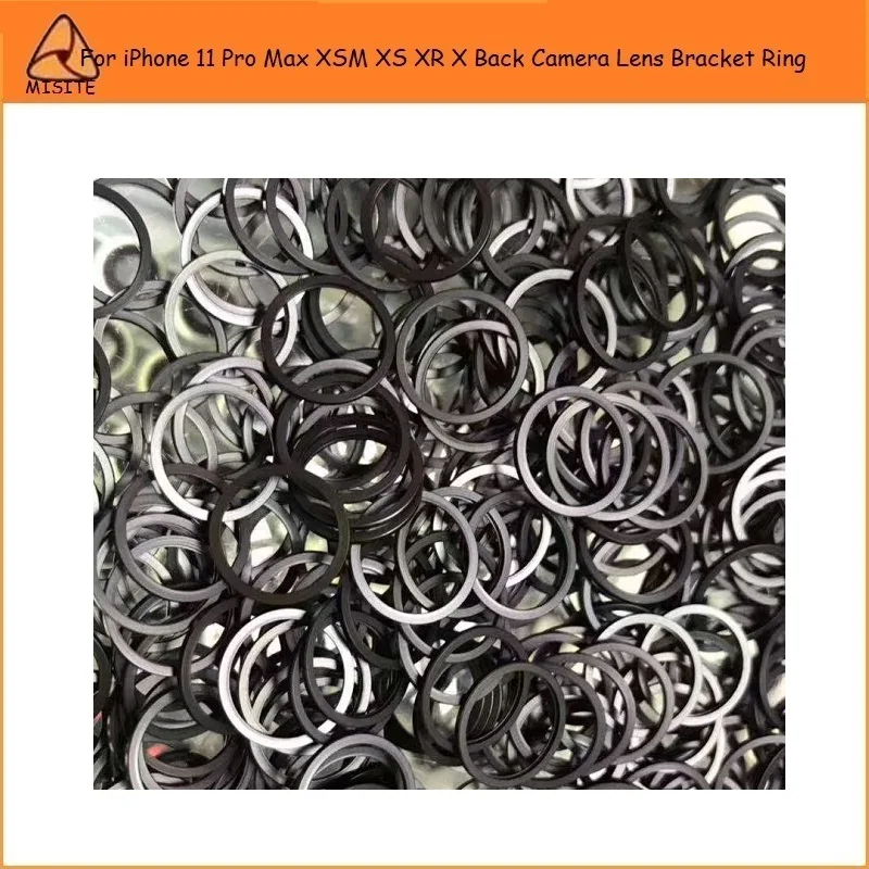 

100Pcs/Lot Original Back Camera Cover Lens Metal Ring for i Phone 11Pro XR X XS MAX 11 Pro Max XSM Rear Camera Bezel Ring Glass