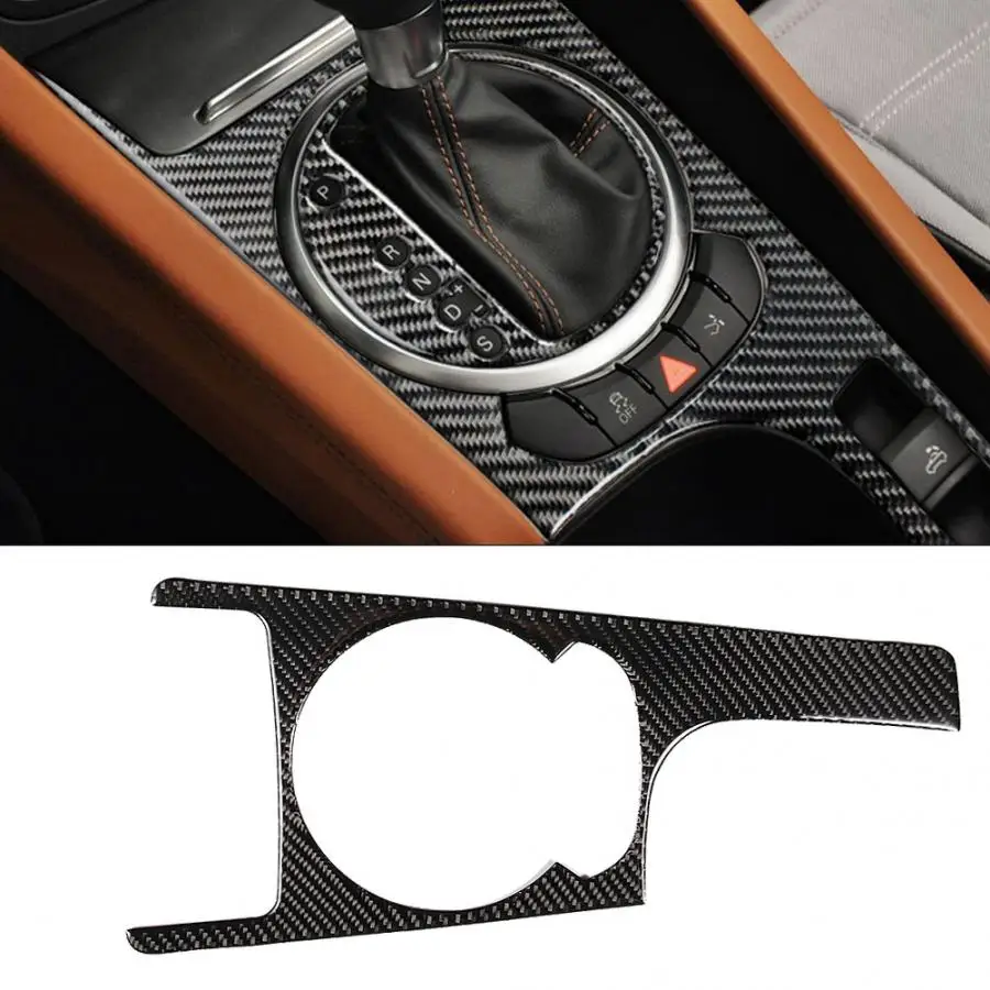 1 шт. углеродное волокно автомобиля шестерни панель наклейка украшение подходит