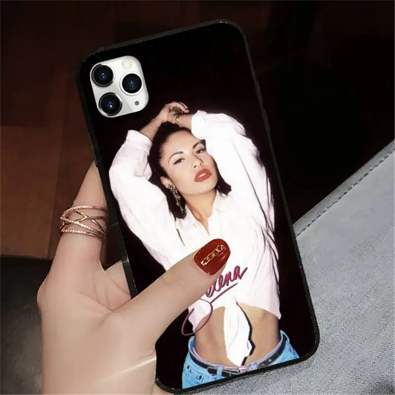 

Singer Selena Quintanilla fashion luxury Phone Case for iPhone 11 12 pro XS MAX 8 7 6 6S Plus X 5S SE 2020 XR Anti-fall funda