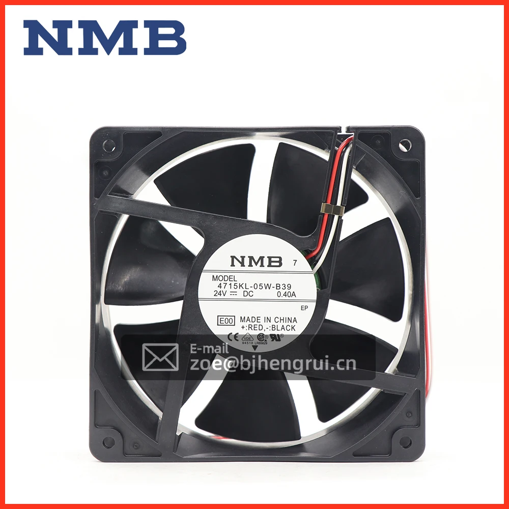 Оригинальный осевой вентилятор охлаждения NMB 4715KL-05W-B39 24 В 108,4cfm 42,5 дБ DC для подшипника Fanuc CNC
