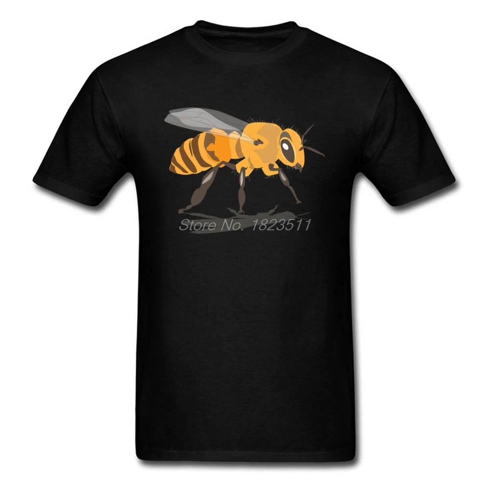 

Bee Men T-shirt 3D Bee Print Men's T Shirts Cotton Fabric Clothes Guys Grey Tshirt Crew Neck Tshirts Students Funky Streetwear