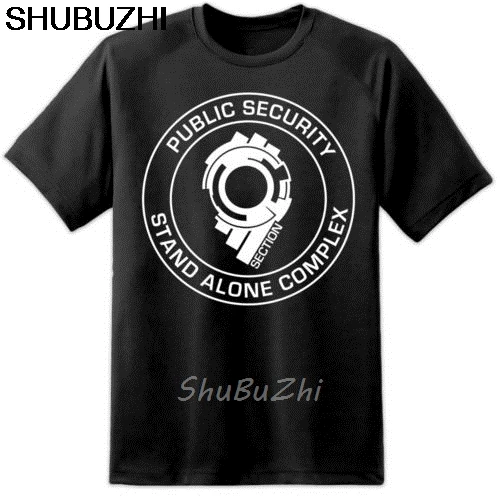Футболка Ghost In The Shell Section 9 потертая фильм Hanko Robotics SAC крутые повседневные мужские