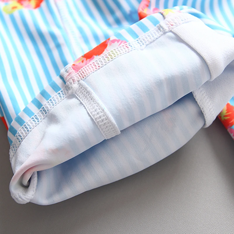 Bathing Clothes Baby Sun Protection Swimwear Fashion Children Long Sleeve uv Swimsuit Child One Piece Swimming | Детская одежда и