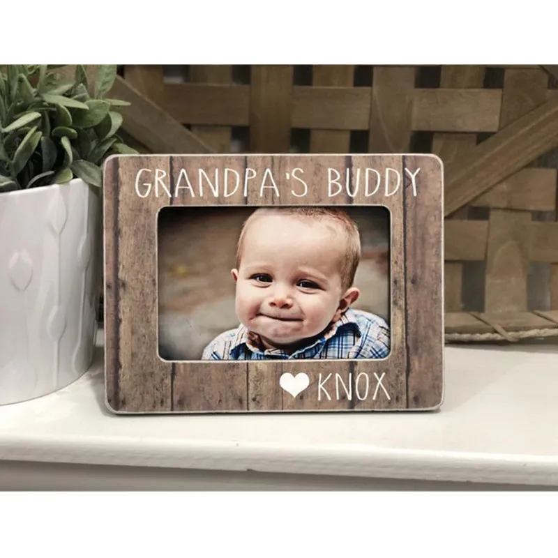 Индивидуальные гравированные фоторамки для Дедушки папы 4x6 фоторамка подарок на