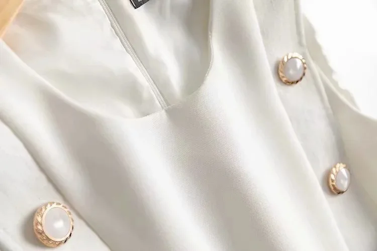 

XUXI Women Vest Sexy Dress Summer 2021 A-Line Solid Color Above Knee Mini Dresses Streetwear Vintage Fashion Sleeveless FZ3603