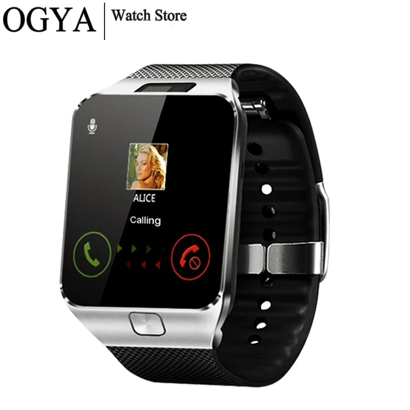 DZ09 спортивные музыкальные звонки Смарт сенсорный экран Bluetooth Камера Smartwatch
