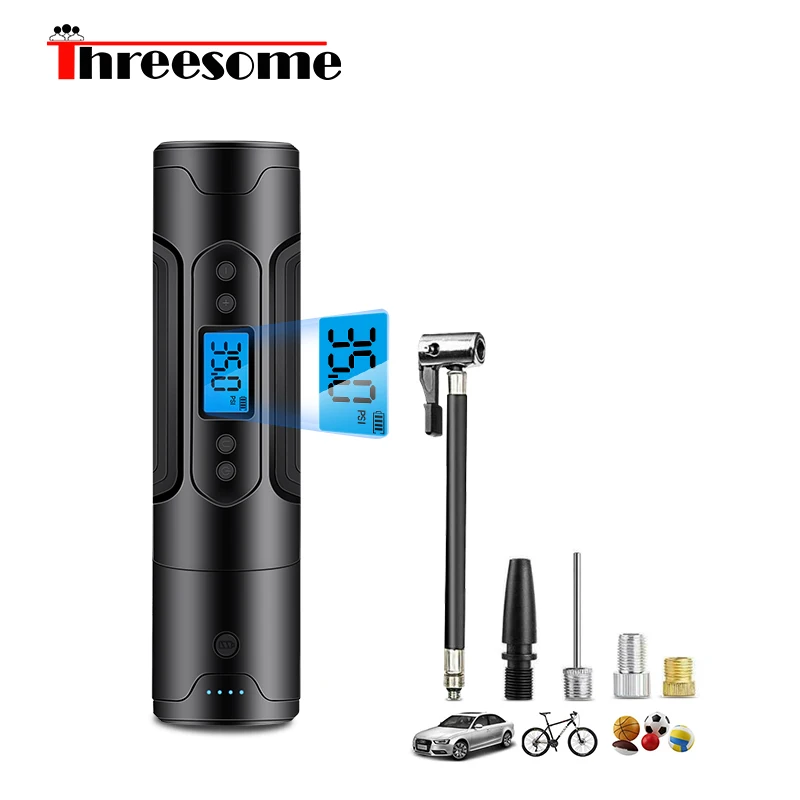 

Надувной насос 3 в 1, беспроводной, портативный, с цифровым дисплеем