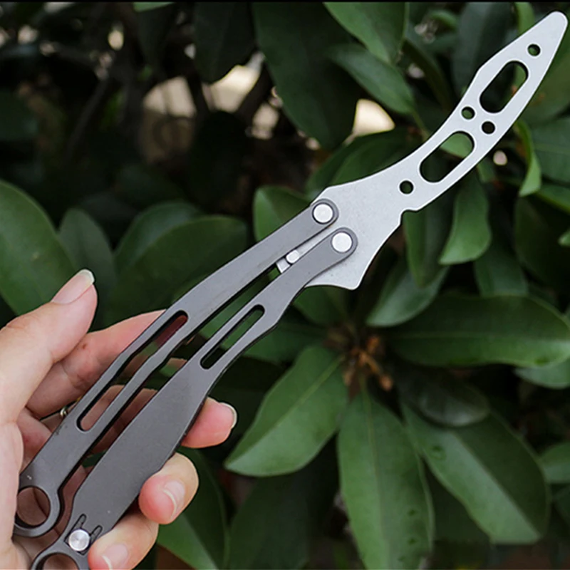 Тренировочный нож-бабочка из стали для самообороны каждый день | Инструменты