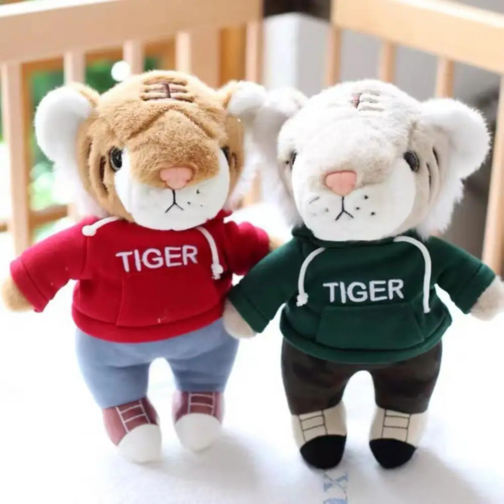 Плюшевая игрушка тигр удобная пригодная для носки с принтом плюшевая | Игрушки и
