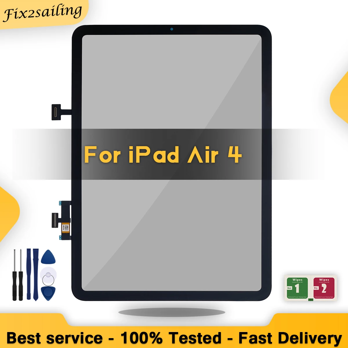 Сенсорный экран для iPad 10 9 Air 4 го поколения 2020 A2324 A2325 A2072 A2316 внешняя стеклянная