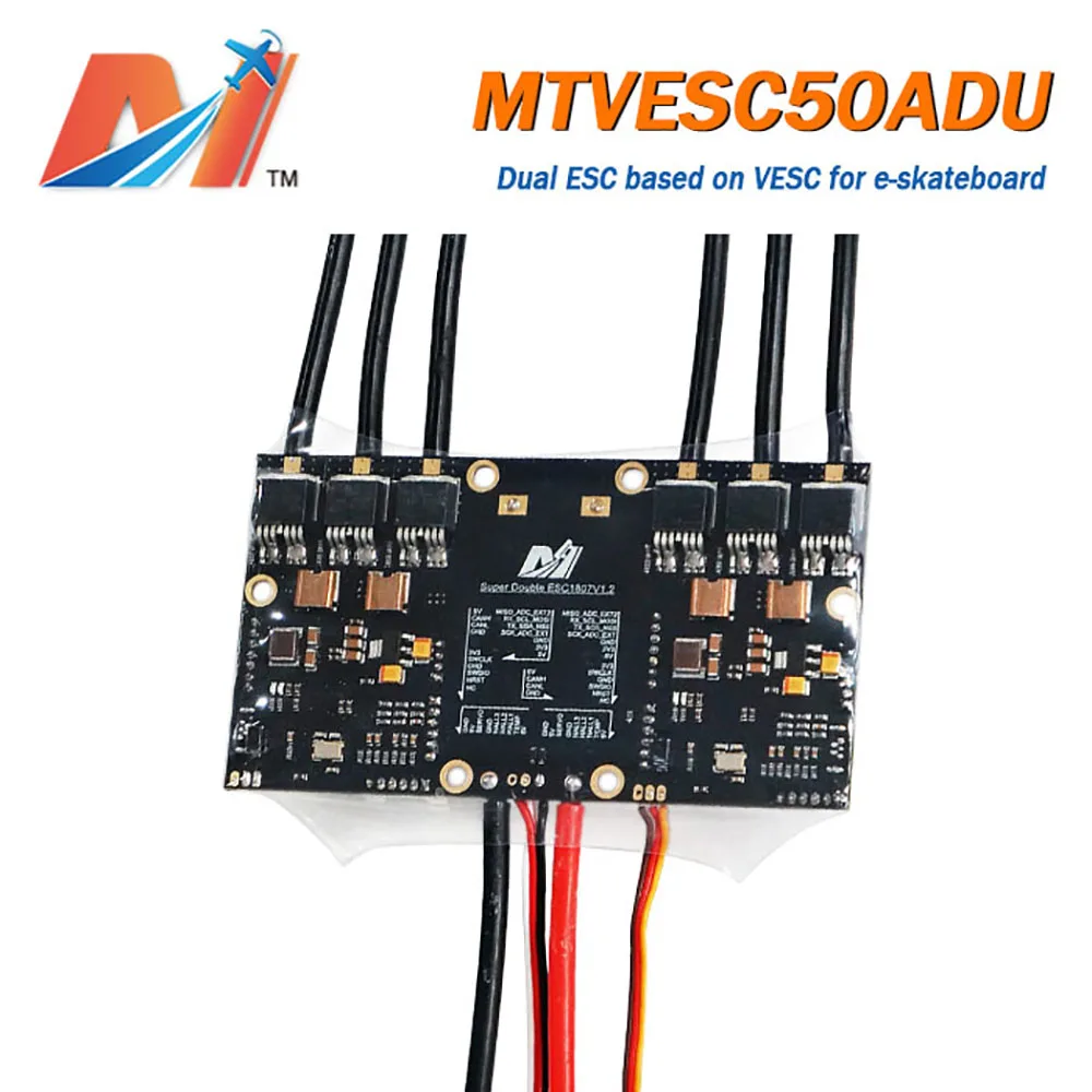 Maytech double Super Esc на основе Vesc 50A с хорошей функцией Foc для электрического усиленного