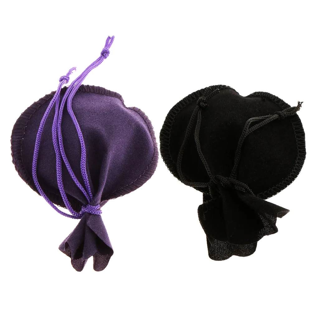 

50pcs Velvet Drawstring Bags Jewelry Xmas Gift Pouch Cucurbit Shape 7 X 8cm