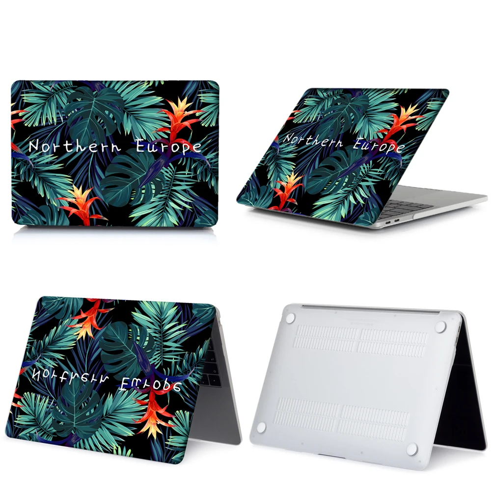 tongye-009 Чехол для ноутбука с цветами для MacBook Touch ID Air 13 A1932 для MacBook Air Pro retina 11 12 13 13,3 15 touch bar A2159+ чехол для клавиатуры - Цвет: tongye-009