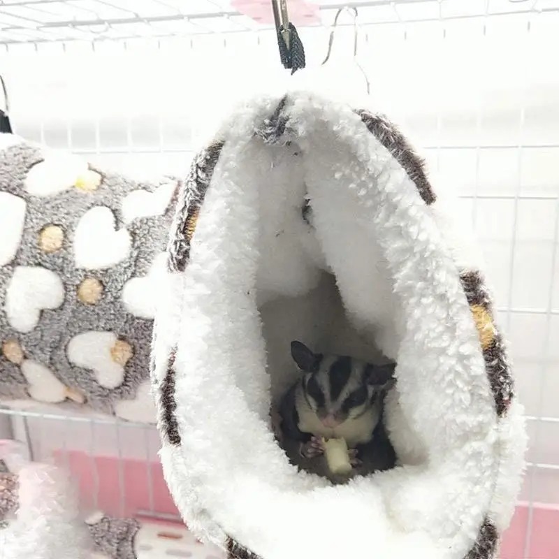 Гамак для домашних животных плюшевый мягкий зимний теплый висячий домик