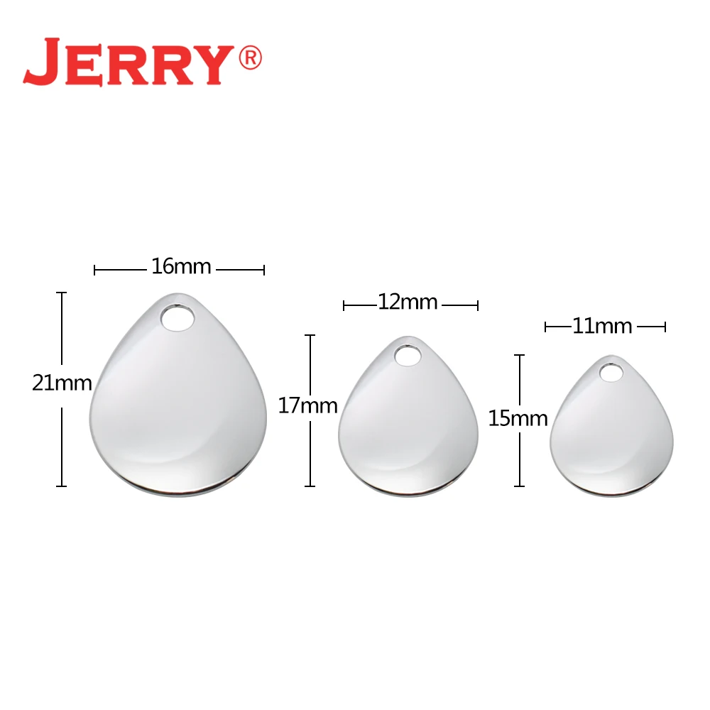 

Jerry 100pcs/lot Croatia fishing Spoon Blades Noise Micro Spinner Lures Brass DIY Bait Metal spoon Trout Perch Fishing Accessory