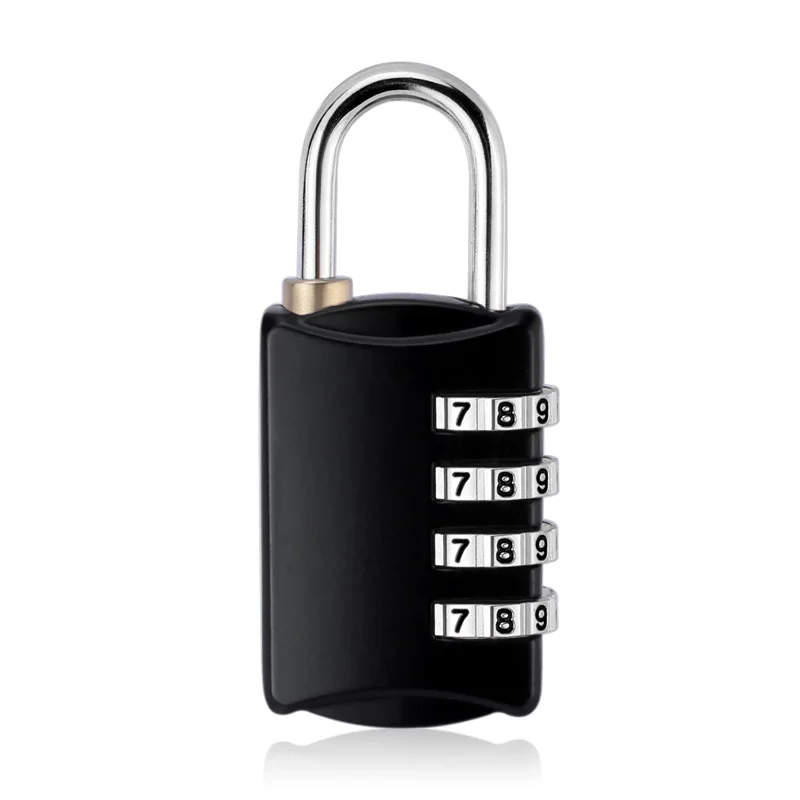 

4 Dial Digit ​Combination Lock Outdoor Gym Safely Code Lock Weatherproof Protection Security Padlock Handbag Durable Lock