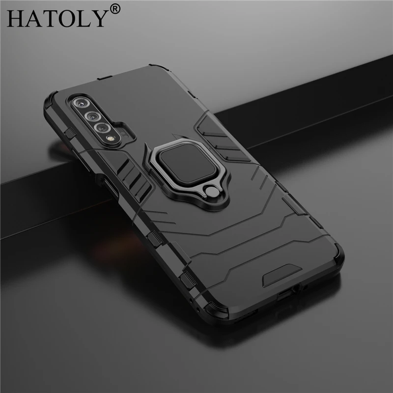 Чехол HATOLY для Huawei Nova 6 чехол с магнитным кольцом на присоске силиконовые жесткие