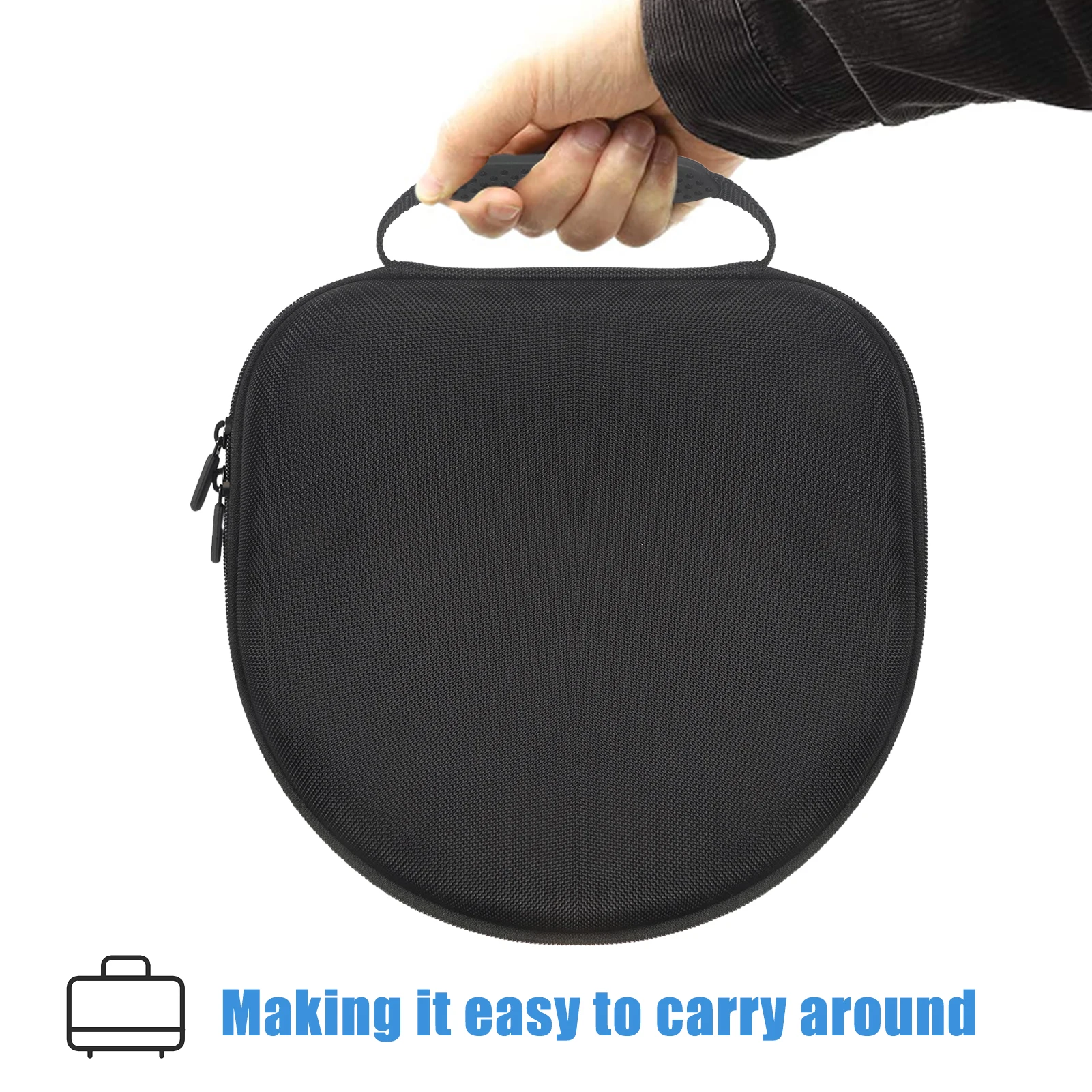 Headphone Storage Bag For AirPods Max Portable Shockproof Anti-fall Dustproof Travel Carrying Case Headset Cover Zipper Box enlarge