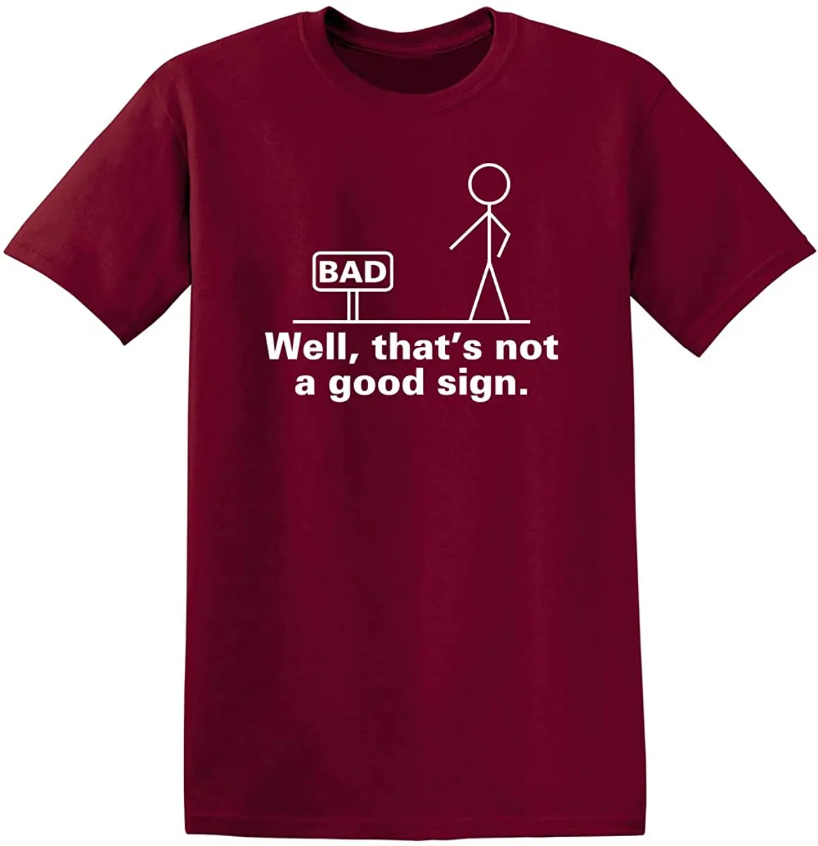 

2021 Summer Men's T-shirt Funny Stickman Letter Pattern Printing Casual All-match O-neck Four Seasons Simple Men's Clothing