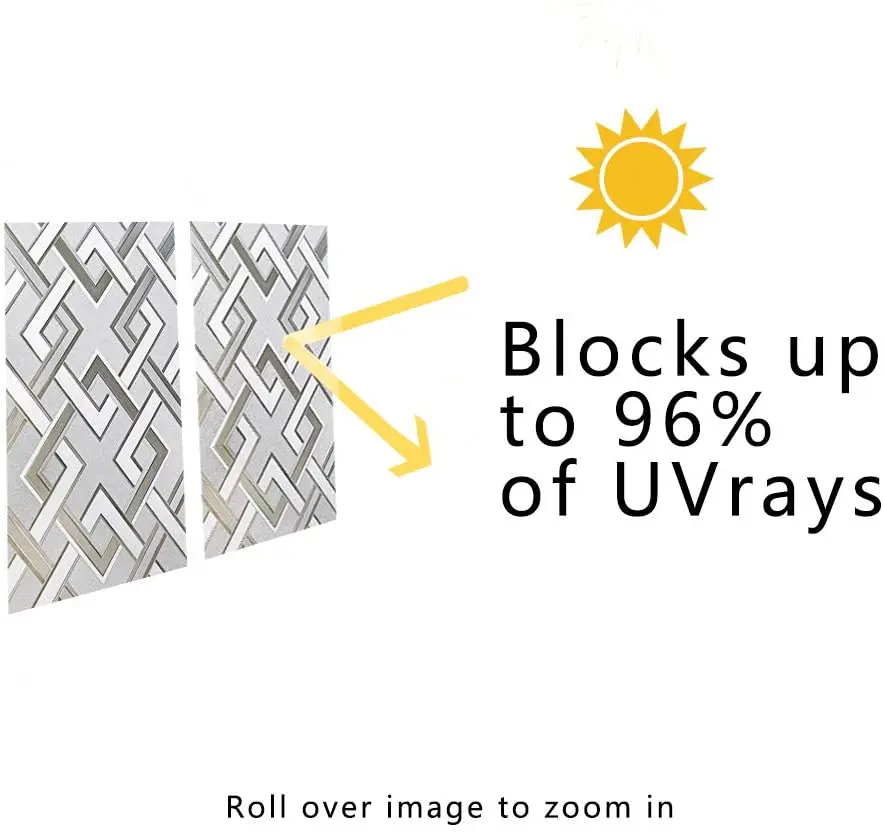 

Privacy Window Film Stained Glass Vinyl Self Adhesive Film 3D Decorative Heat Control Window Sticker for Home Static Cling
