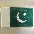 ZXZ Бесплатная доставка 90x150 см флаг Пакистана баннер 3x5 футов Пак PK флаг Пакистана Исламской Республики Пакистана
