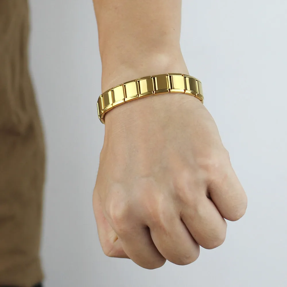 Hapiship 13 мм Мужские Модные ювелирные изделия из нержавеющей стали