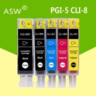 5 шт. совместимые чернильные картриджи PGI-5 CLI-8 PGI5 CLI8 для Canon PIXMA iP4200 iP4300 iP4500 MP500 iP5200 MP530 MP600 MP610 MP800