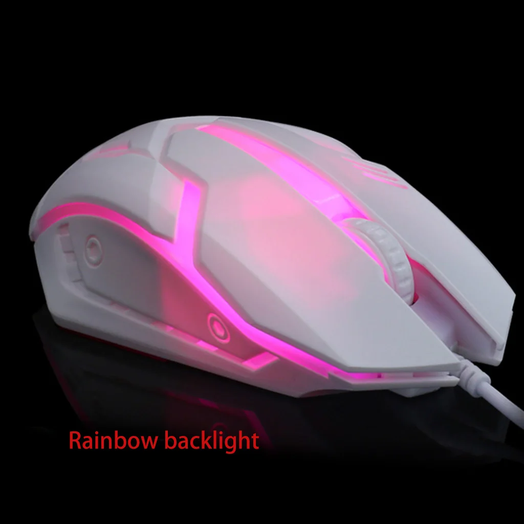 

Ergonomic Wired Gaming Mouse Button LED 2000 DPI USB Computer Mouse With Backlight For PC Laptop Gamer Mice S1 Silent Mause New