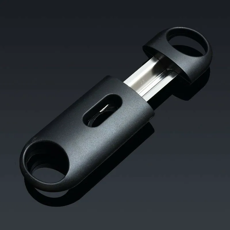 2019 COHIBA Plastic Cut Stainless Steel Blade Cigar Cutter Sharp Sigaar Cutting Tool Cigars Guillotine Pocket | Дом и сад